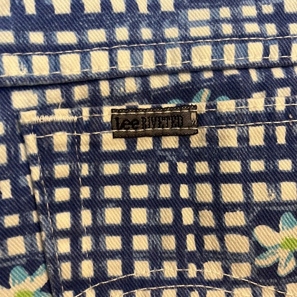 Vintage patterned Lee cotton shorts - Picture 4 of 10
